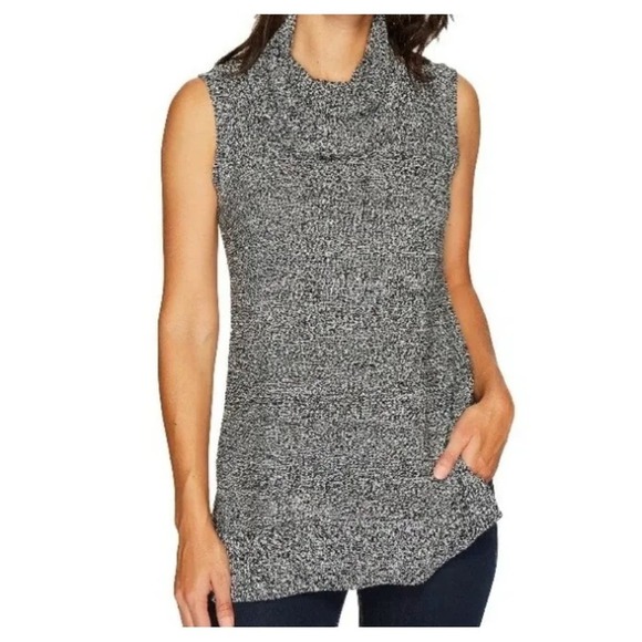 Two Vince Camuto Womens Waffle Knit Cowl Neck Sweater Size Small Classic Preppy - Picture 1 of 12